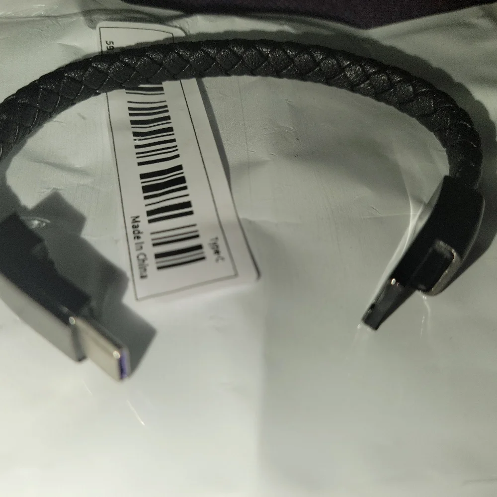 Woven Faux Leather Type C Charging 8